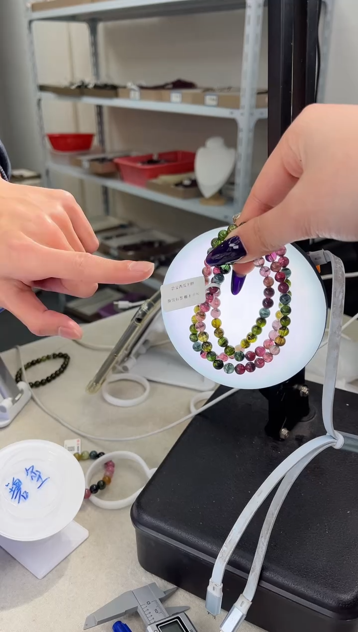 【闪购商品】碧玺手串未镶嵌6mm（多样性发一件）