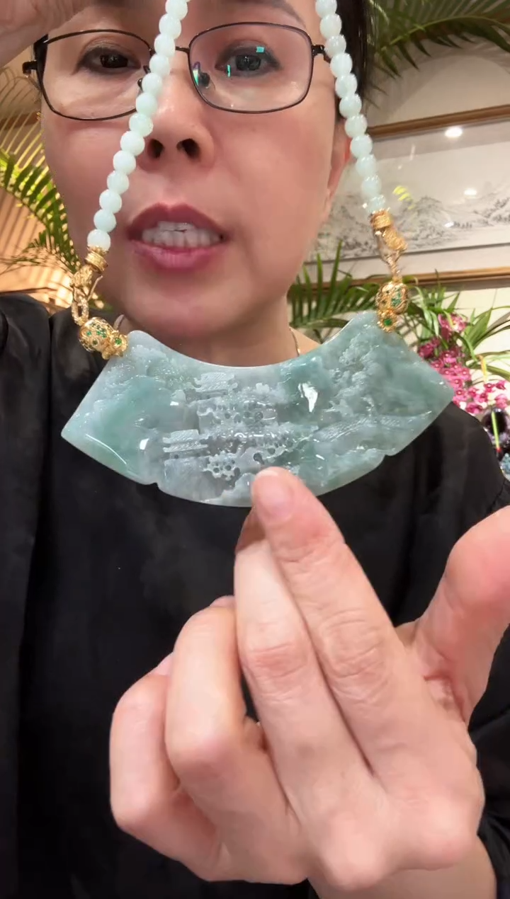 【闪购商品】翡翠颈饰未镶嵌国风