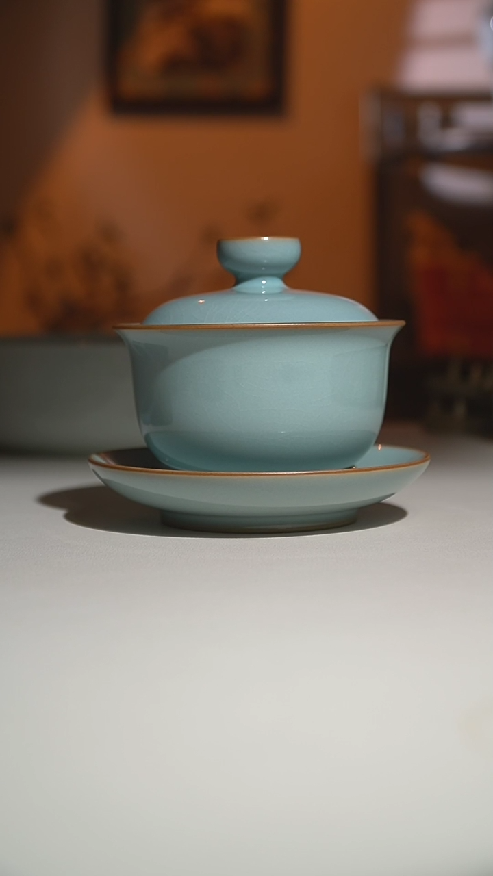 【闪购商品】其他随缘盖碗天青运圈