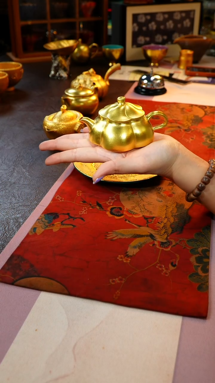 茶杯紫砂【宜景窑系列】金壶