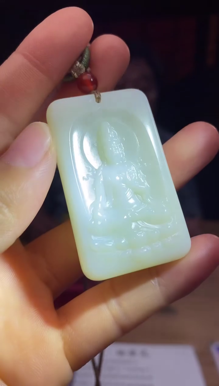 和田玉未镶嵌颈饰d508