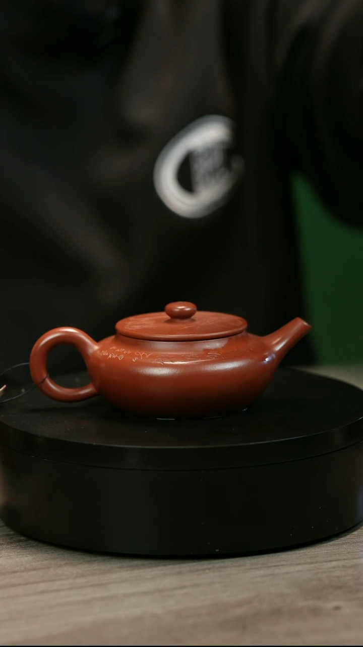 茶壶紫砂彬*乐H2375陈菊华刻绘扁晨