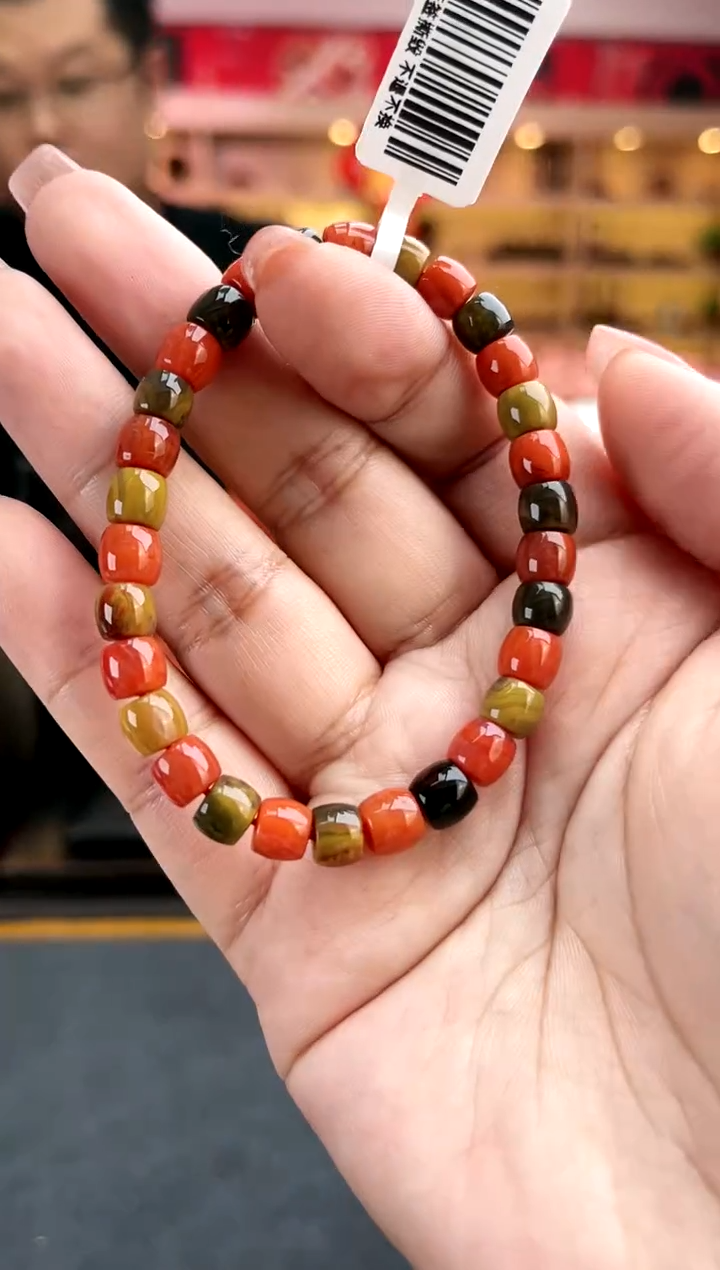 【闪购商品】南红玛瑙卡6巧家包浆直切单圈未镶嵌一件11