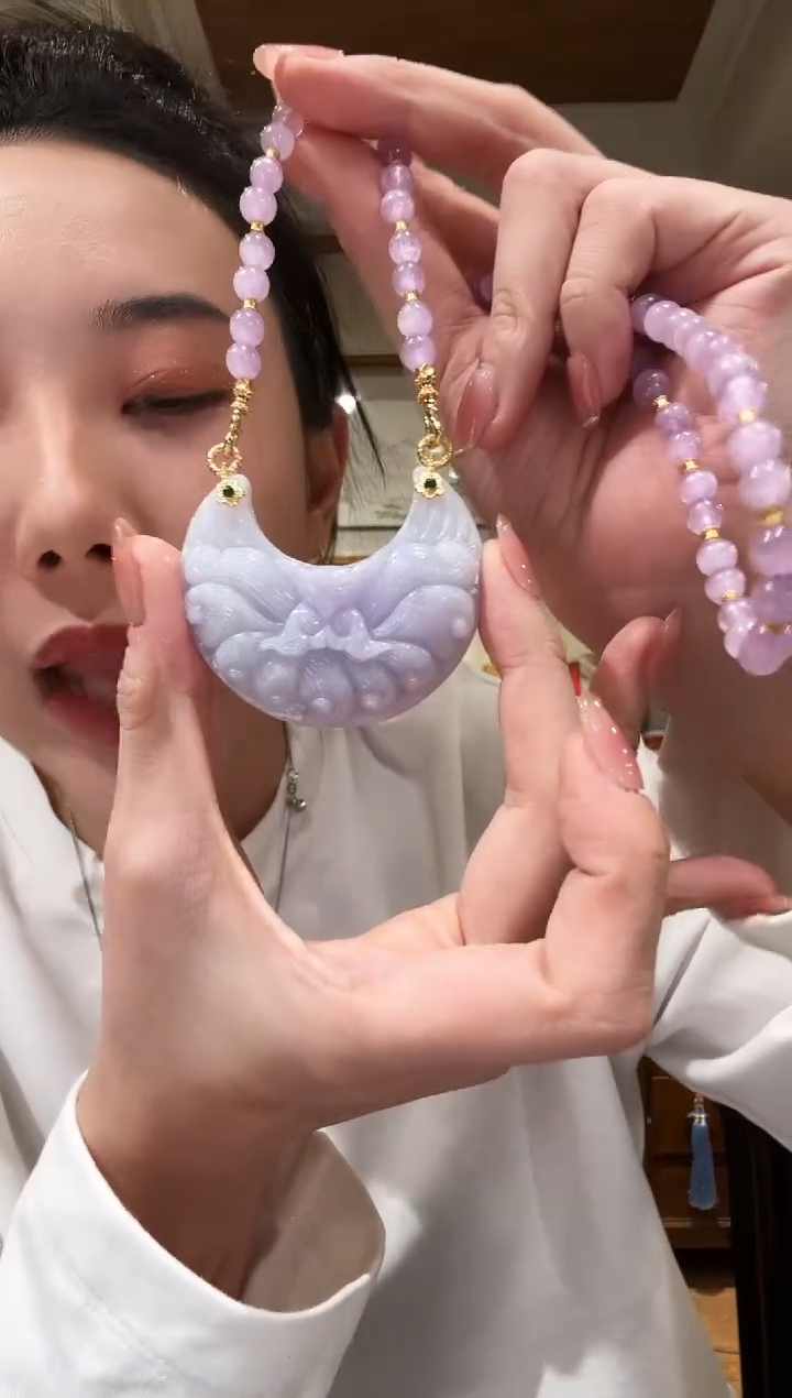 【闪购商品】翡翠颈饰未镶嵌国风
