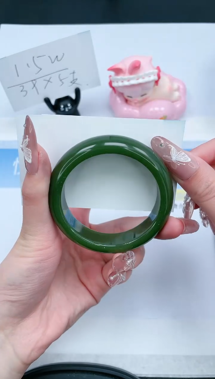 【闪购商品】石英质玉未镶嵌手镯189-52.1