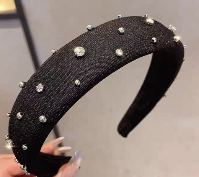 气质钻钻发箍高级感时尚头箍高档优雅头饰