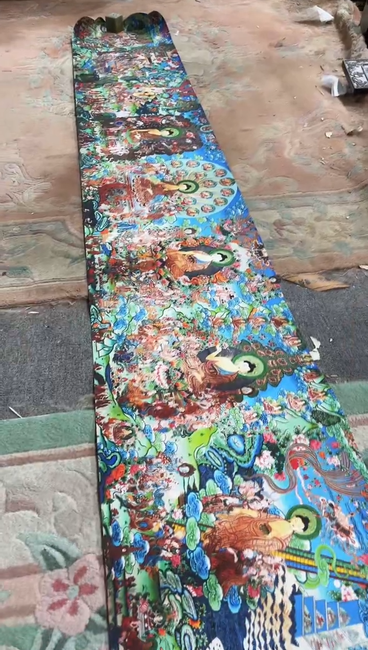 卷轴画路路的唐卡tk160