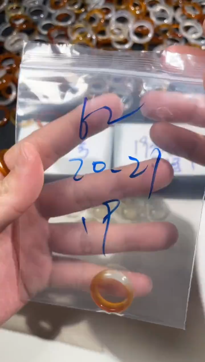 【闪购商品】玛瑙/玉髓戒指未镶嵌62