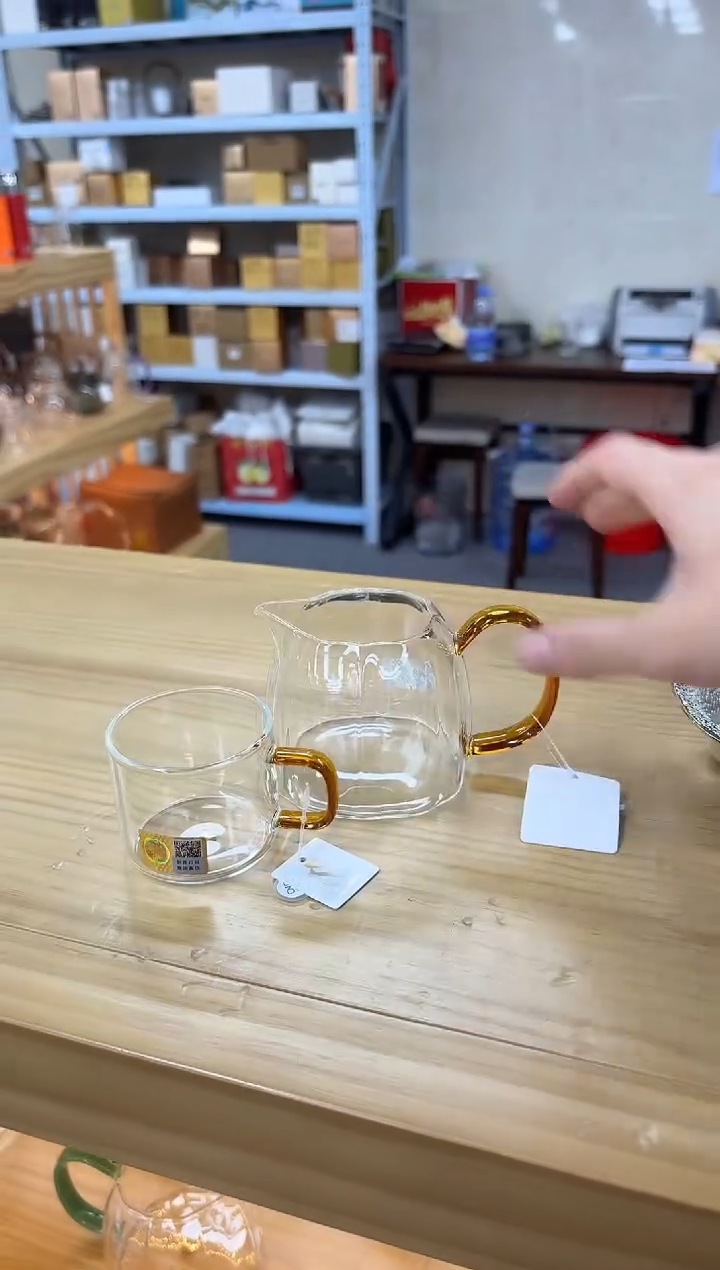 禾器倾妍茶海琥珀色+禾器清禾杯一个装