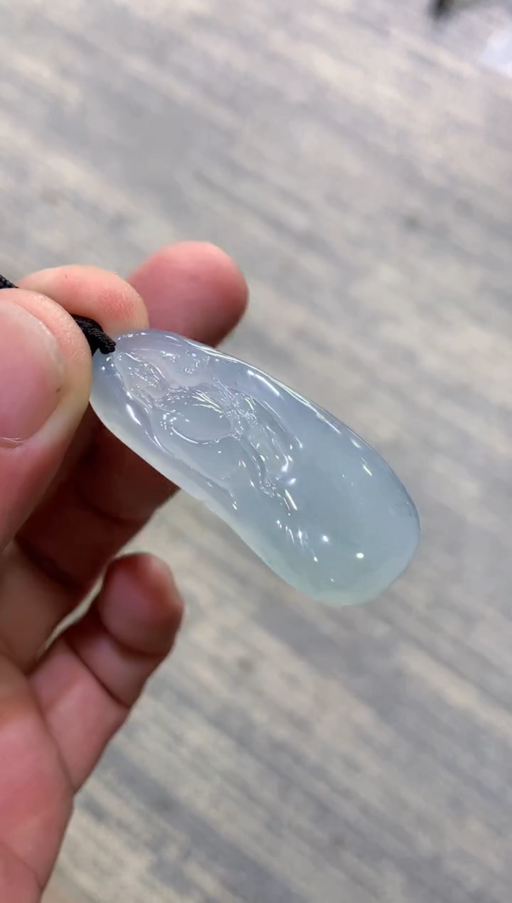 颈饰未镶嵌翡翠天然A货翡翠