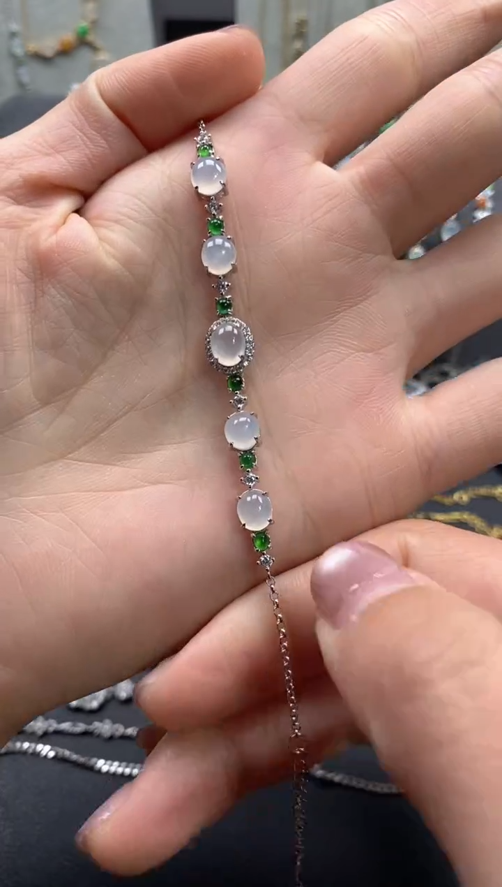 【闪购商品】翡翠戒指银S925镶嵌11111--1