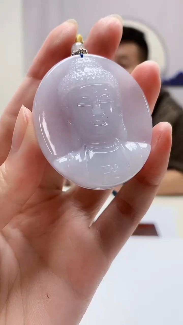 定制翡翠未镶嵌4812zm-毛货挂件佛154