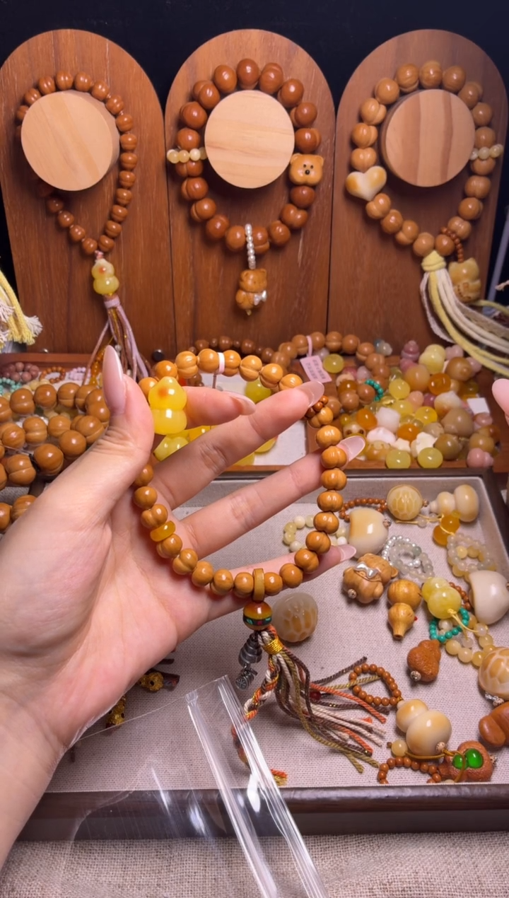 手串猴头核桃小*子全品小馒头俏色葫芦--手串