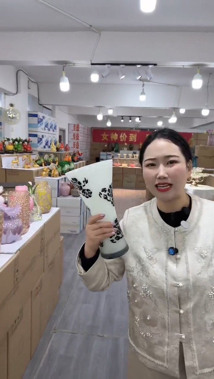 【闪购商品】无铅玻璃玖月花器A-品13