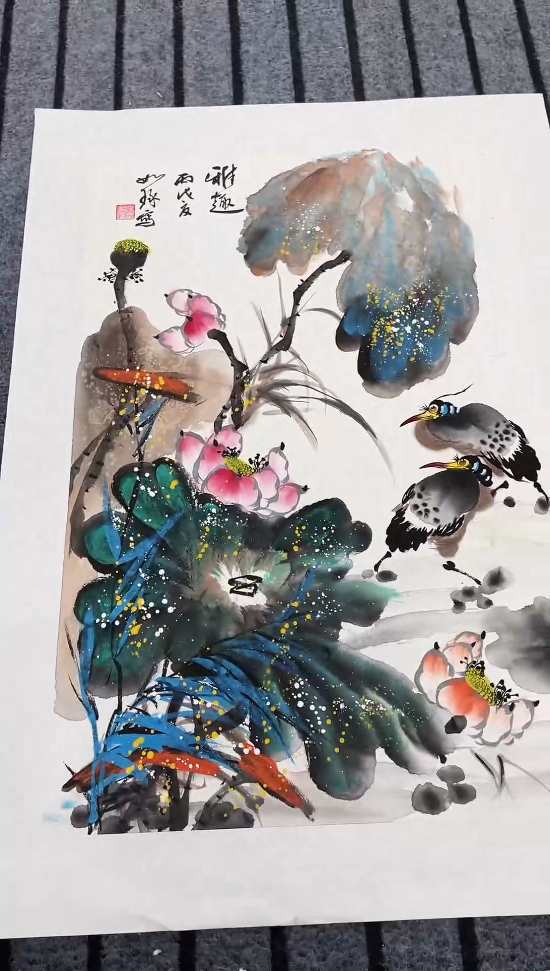 精品国画花鸟作品