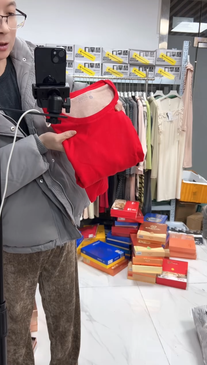 有机棉男士红色保暖L