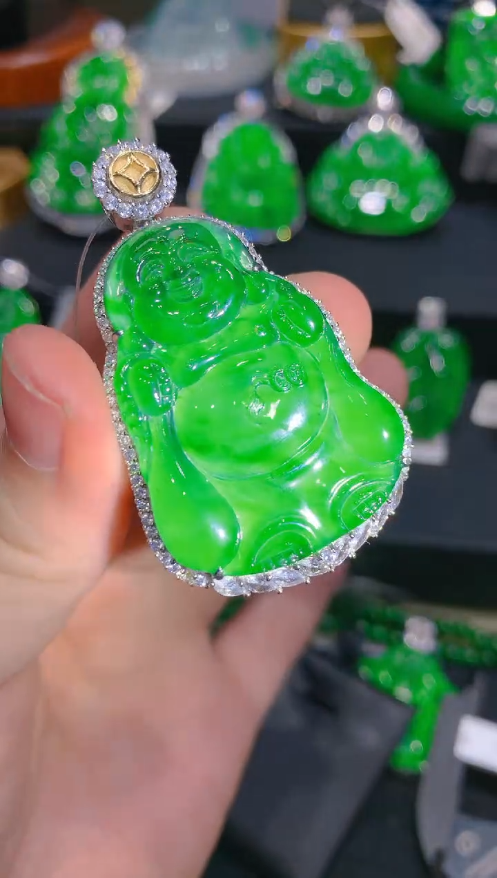 【闪购商品】翡翠颈饰银S925镶嵌86一季