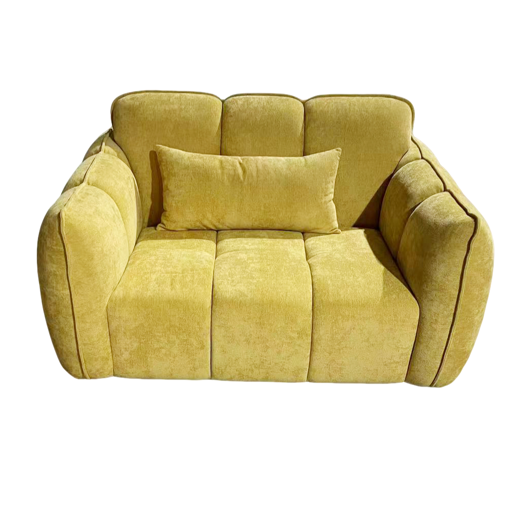 雪尼尔绒南瓜沙发现代休闲