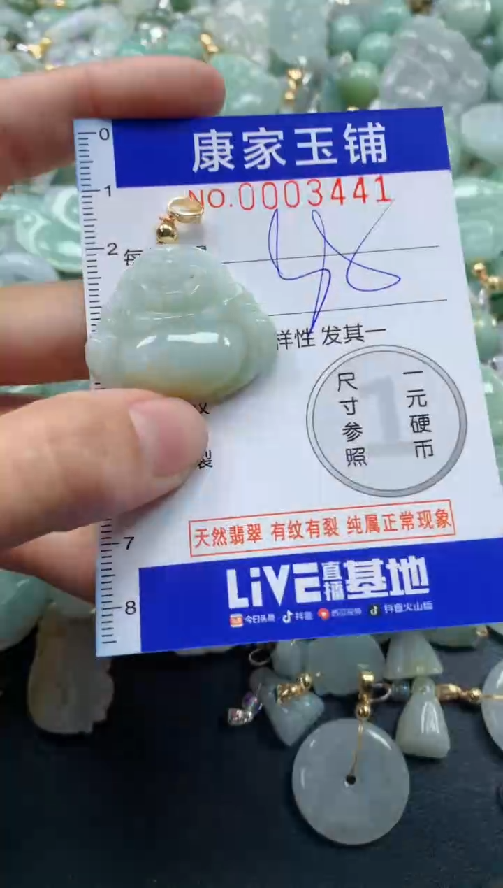 颈饰未镶嵌翡翠3441