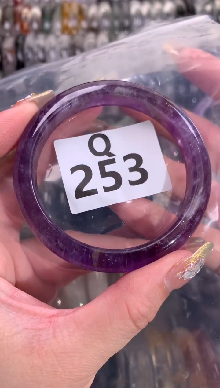 【闪购商品】水晶水晶手镯未镶嵌253-56