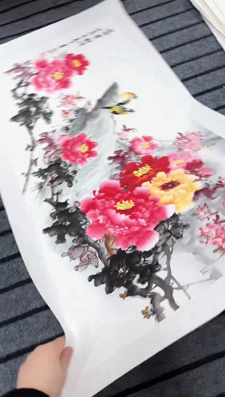 精品国画花鸟作品