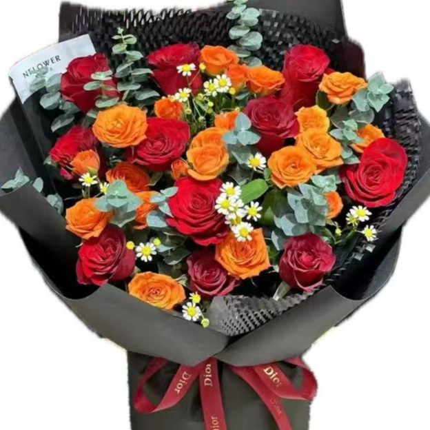 云南基地直发高端花材高原红玫瑰