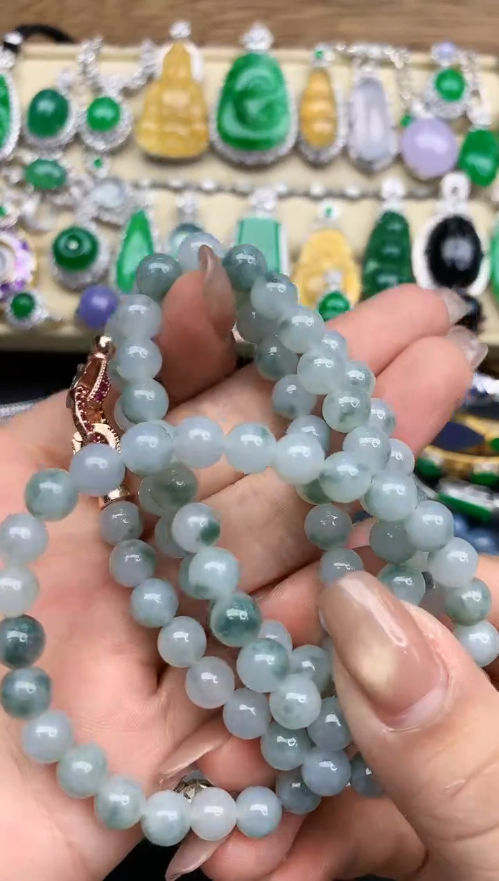 颈饰未镶嵌翡翠84-中国好珍宝