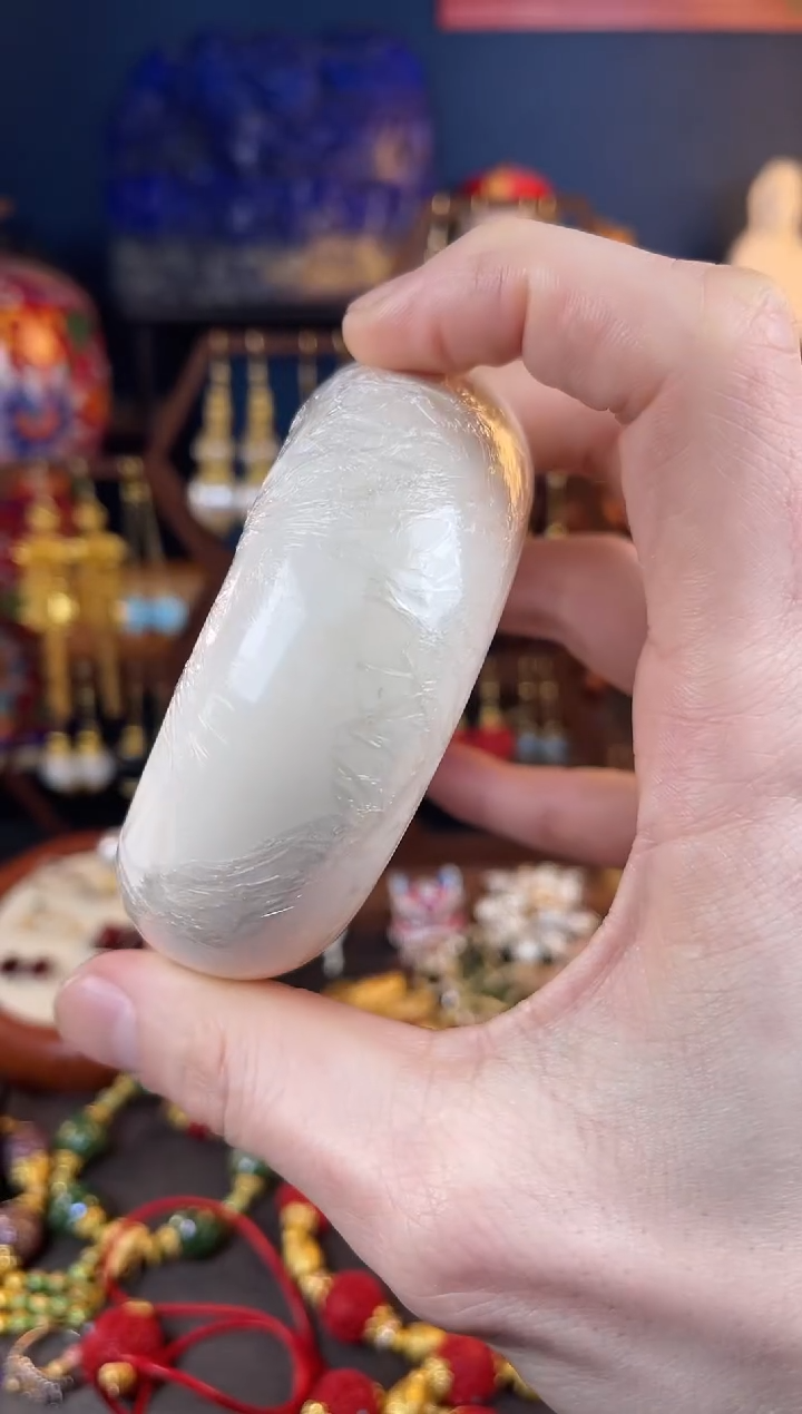 【闪购商品】白色珐琅景泰蓝手串 