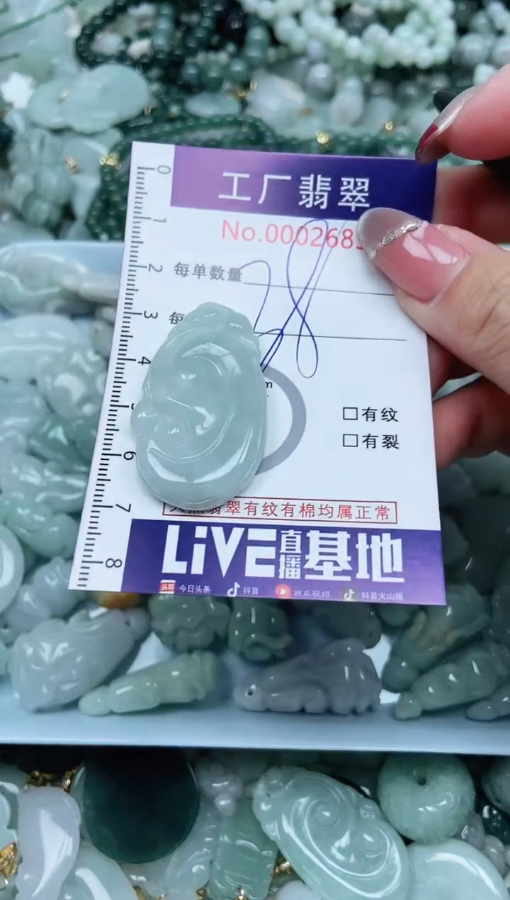 【闪购商品】翡翠吊坠(不含链)未镶嵌翡翠