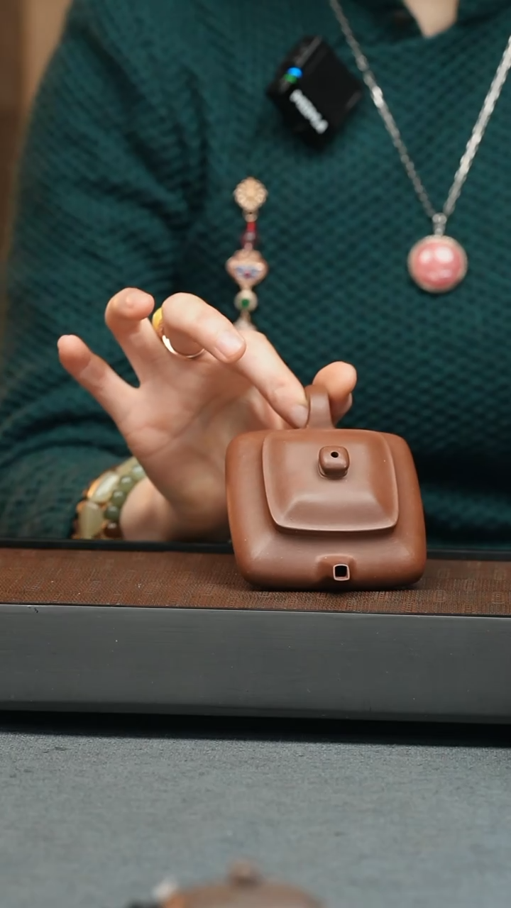 【闪购商品】紫砂茶壶五堂 寒灰老人-紫泥