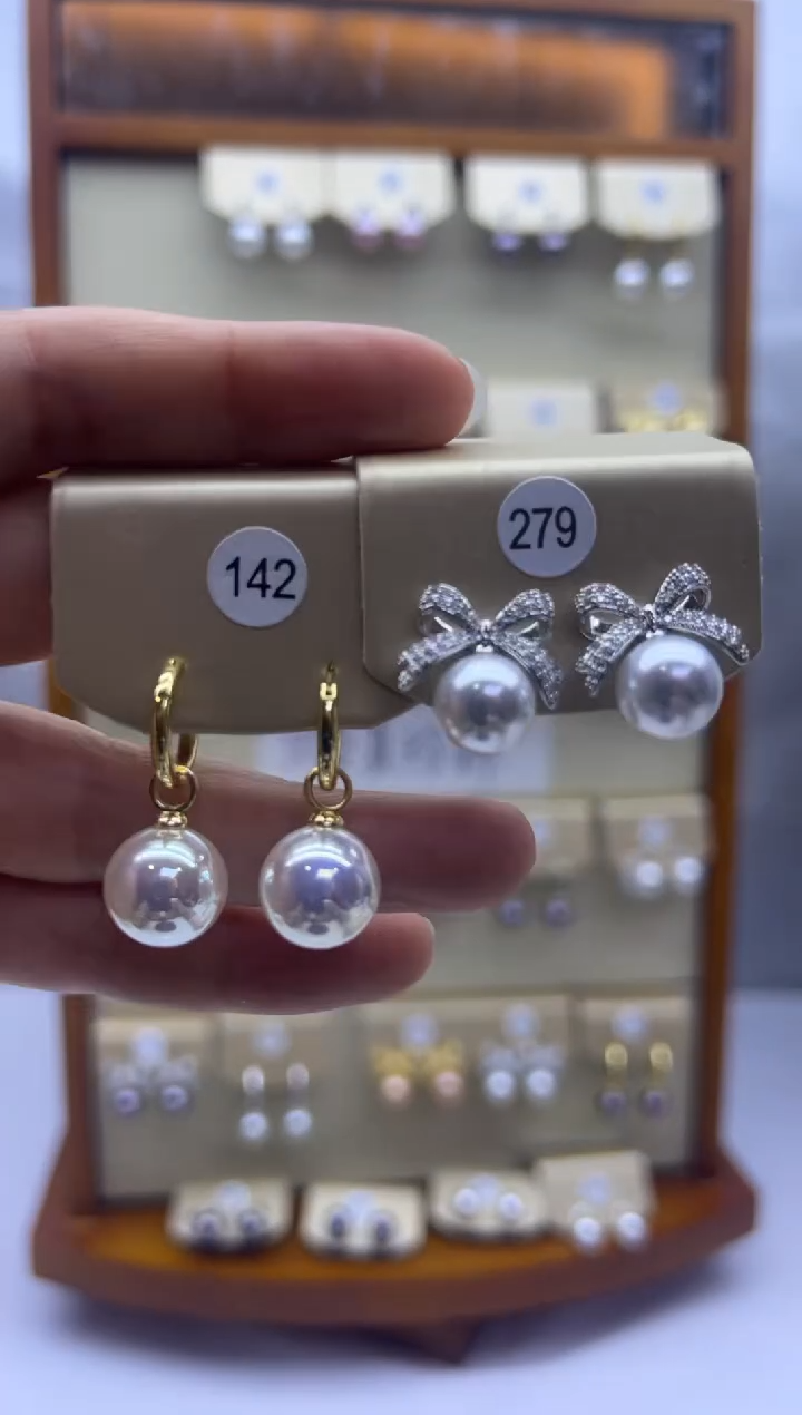 未镶嵌耳饰淡水珍珠279+142