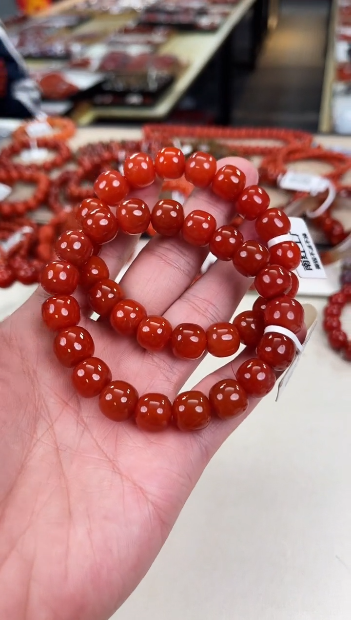 未镶嵌瓦西nxjh老型手串11+南红玛瑙（多样式发其一）