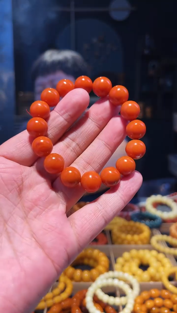 未镶嵌手串南红玛瑙13左右