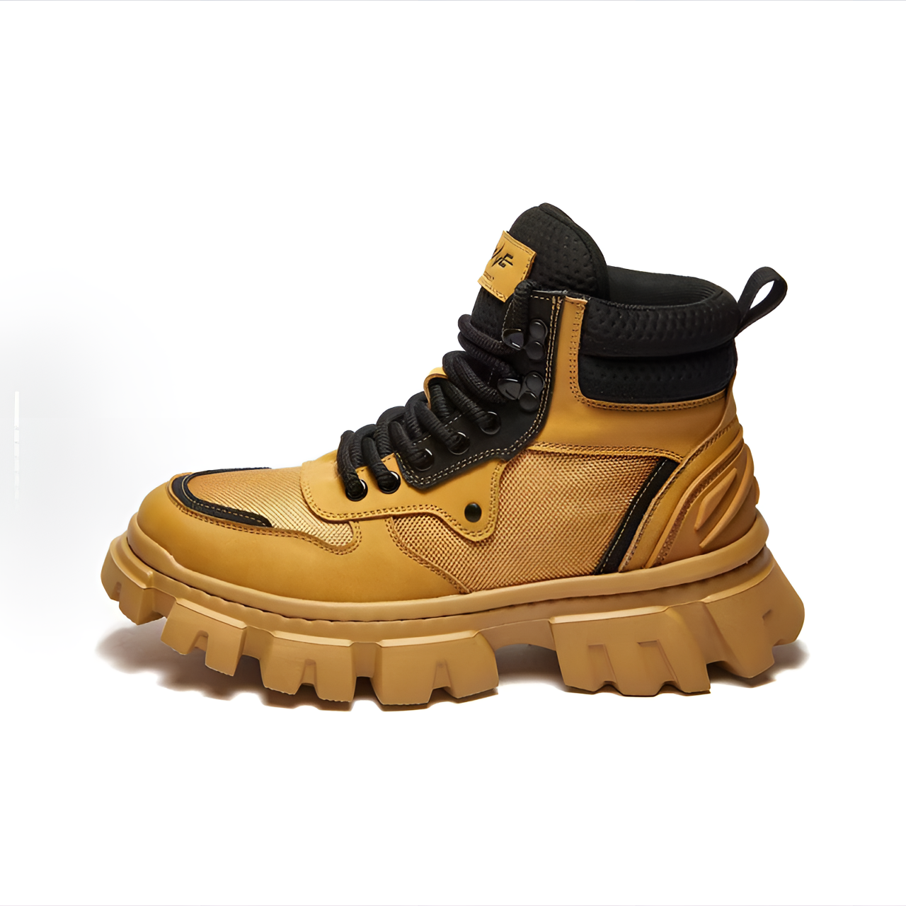 大星星服饰-工装风高帮保暖厚款工装靴马丁靴秋冬男款-2302款