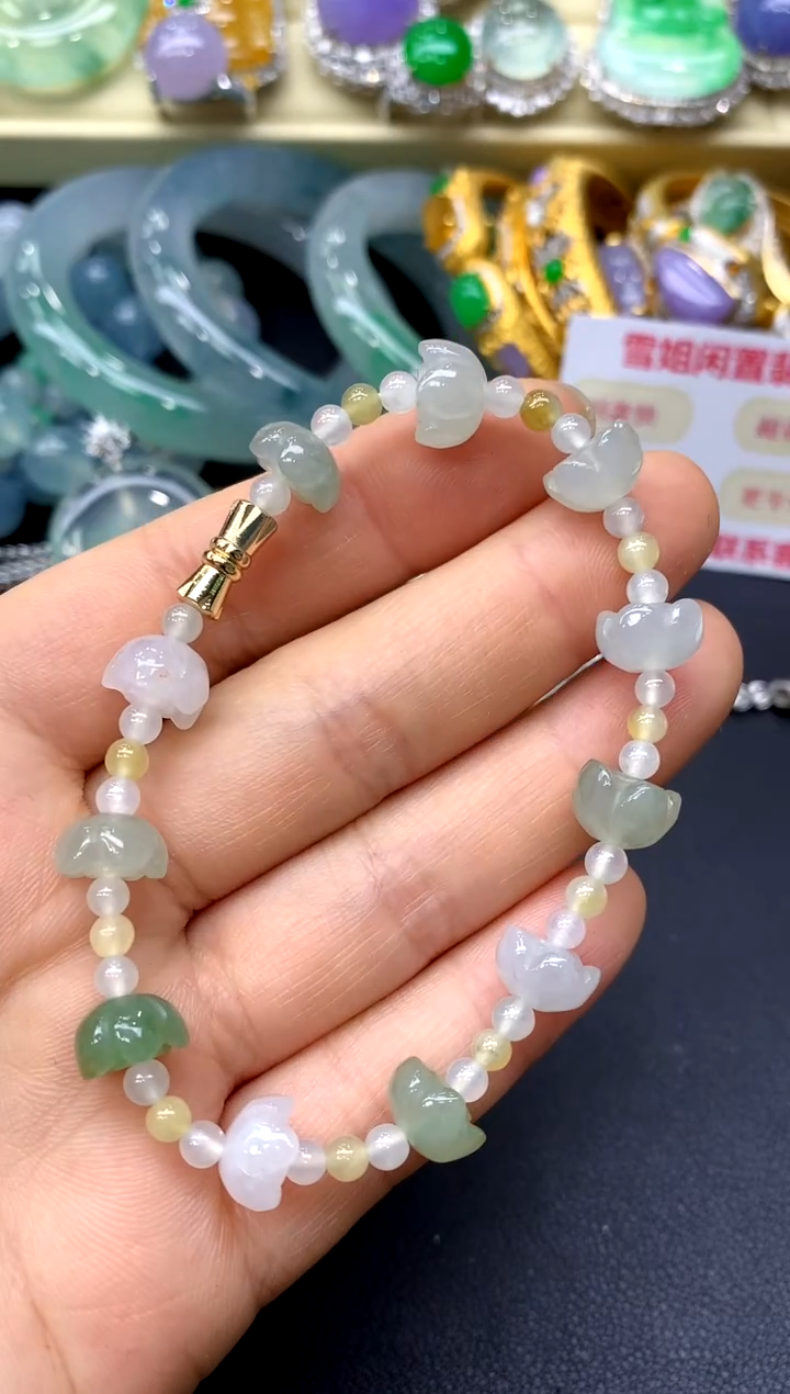 未镶嵌手链翡翠192-中国好珍宝