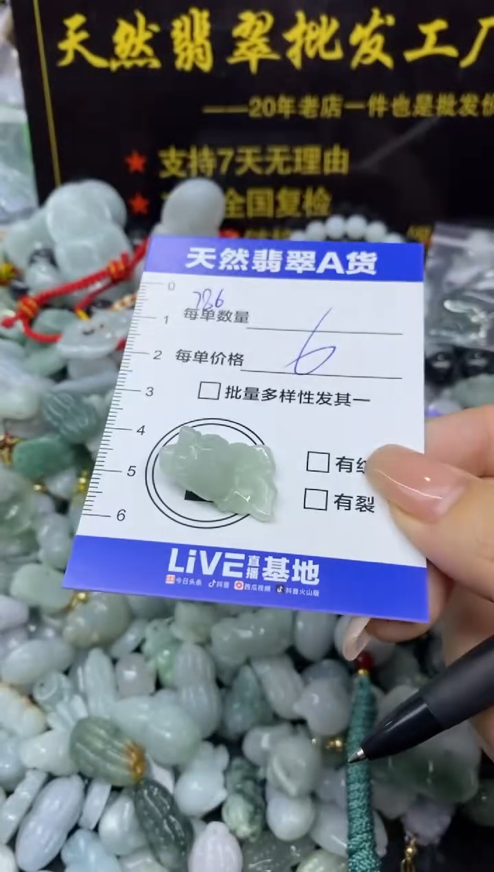 颈饰未镶嵌翡翠天然翡翠A货批量多样性发一件