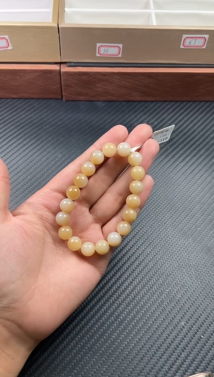 未镶嵌手串和田玉且末迪克兰二细微色差卡10JKm