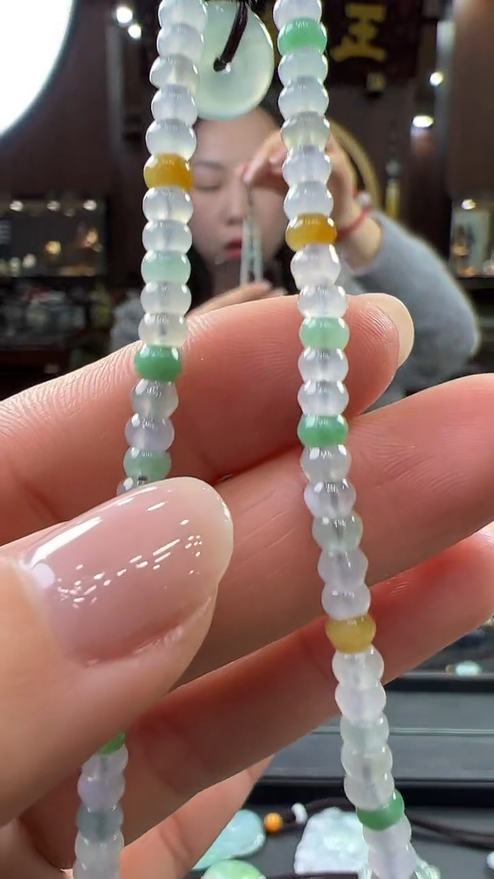 【闪购商品】翡翠挂件未镶嵌手机链