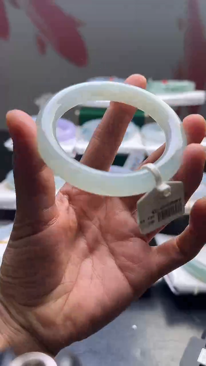 未镶嵌手镯翡翠翡翠手镯 12圈口54 55