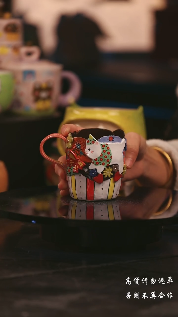 陶瓷景德镇可爱设计师款陶瓷 