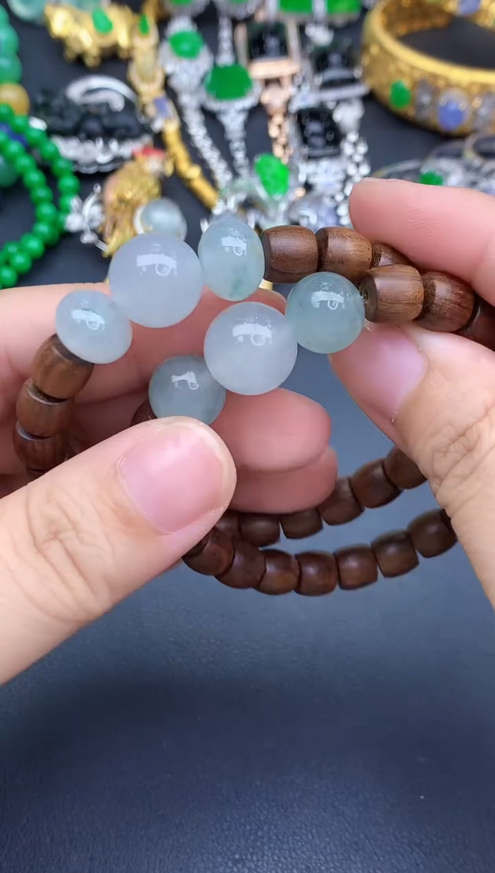 未镶嵌手链翡翠200-春日珠宝-多样性（发其一）