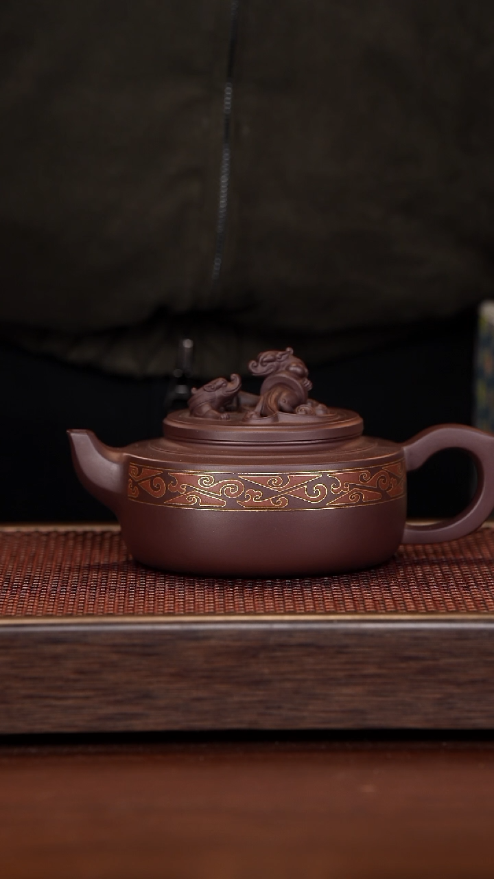 茶壶紫砂晚**风徐壶记精品