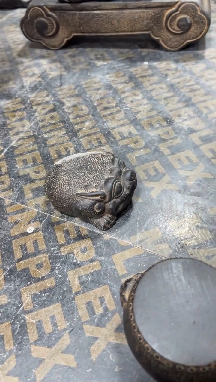 陶土【火山泥】猪头金蟾