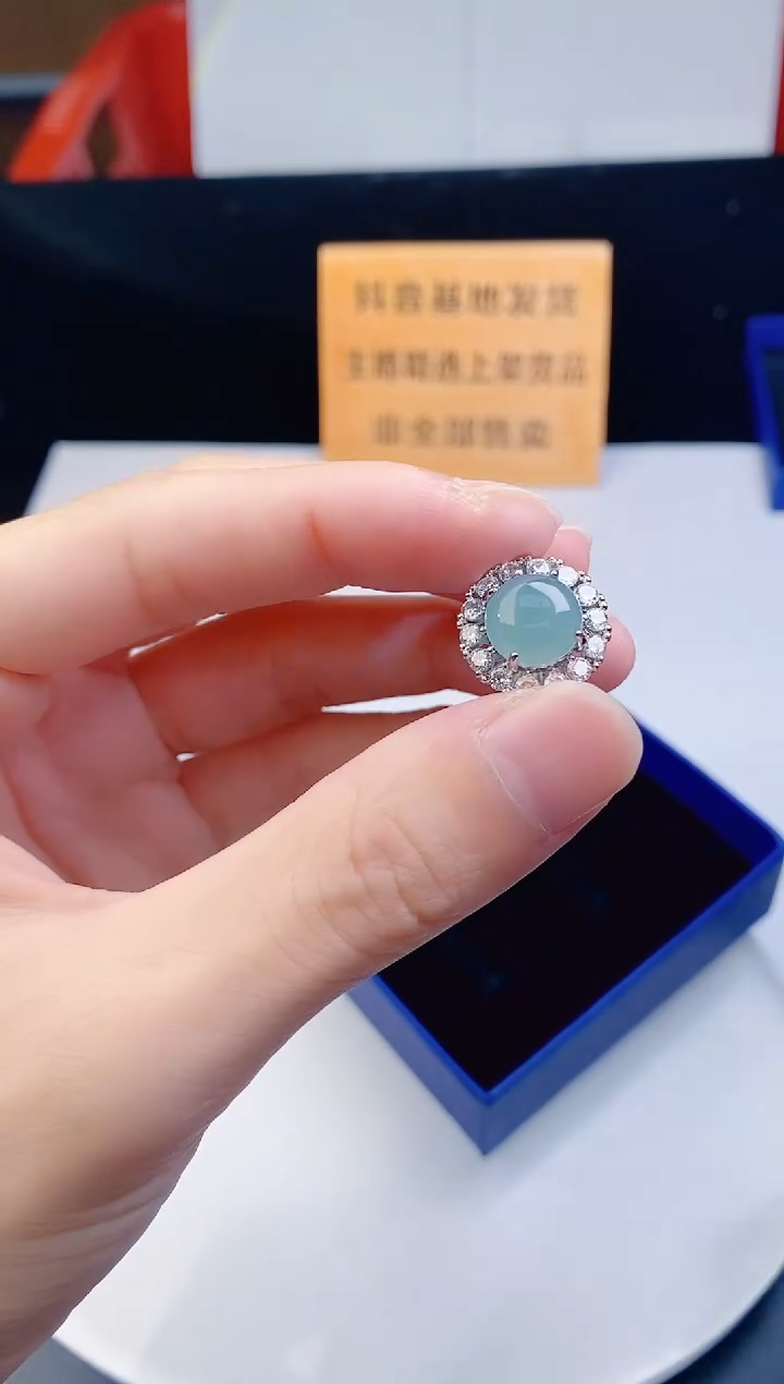 颈饰未镶嵌翡翠   