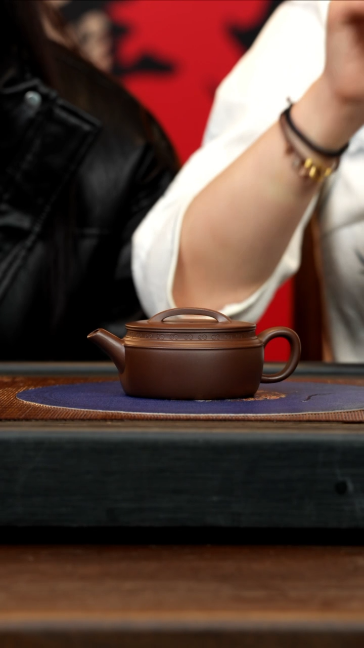 【闪购商品】紫砂茶壶WYS 底槽清 汉瓦 125cc