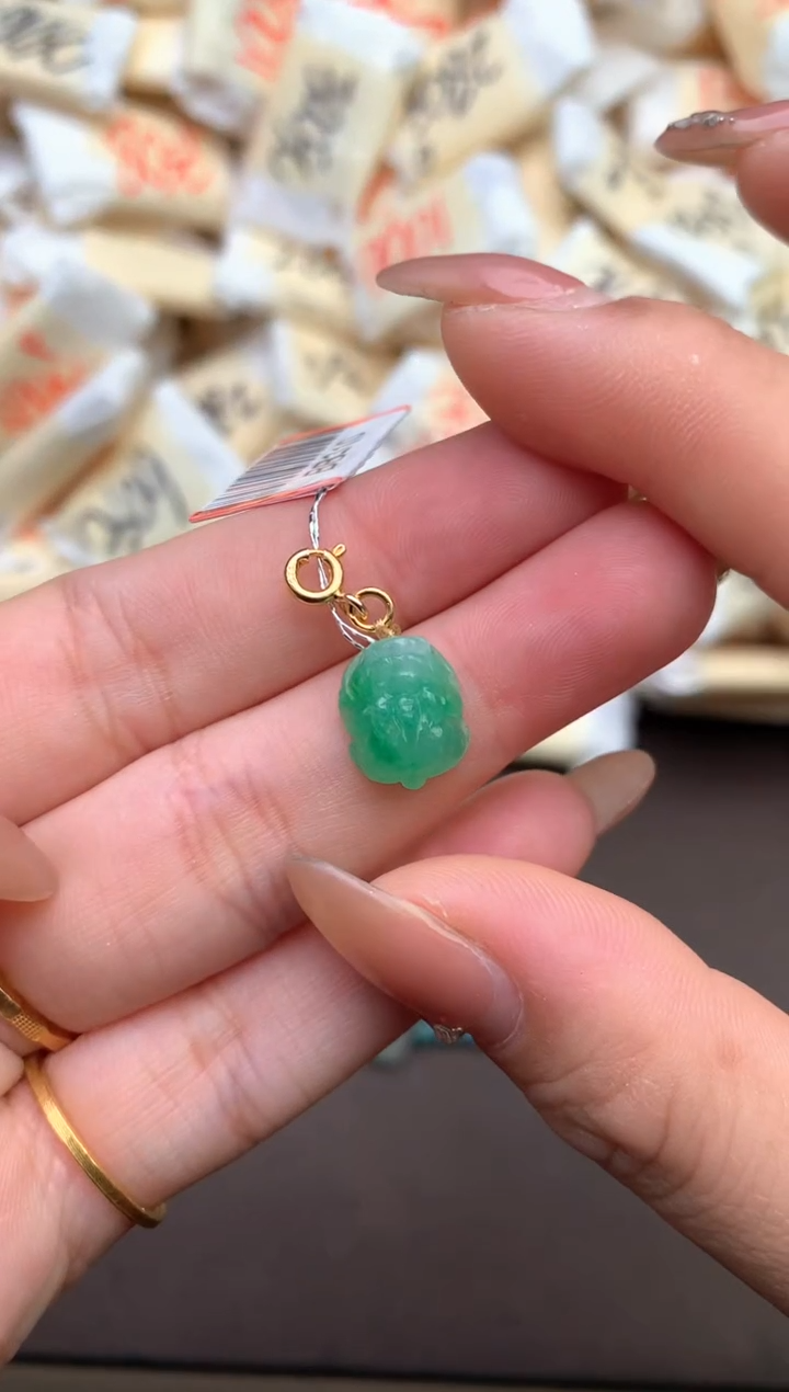 【闪购商品】翡翠银S925镶嵌挂件—