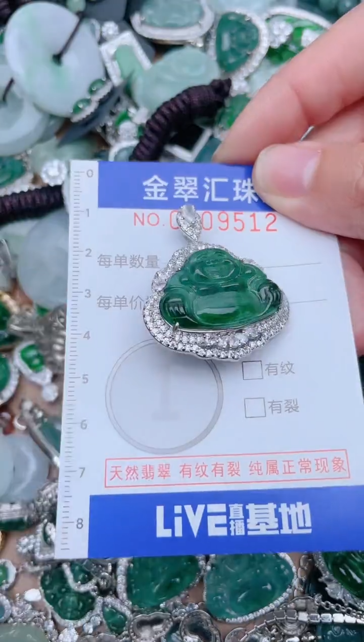 【闪购商品】翡翠颈饰未镶嵌9512......