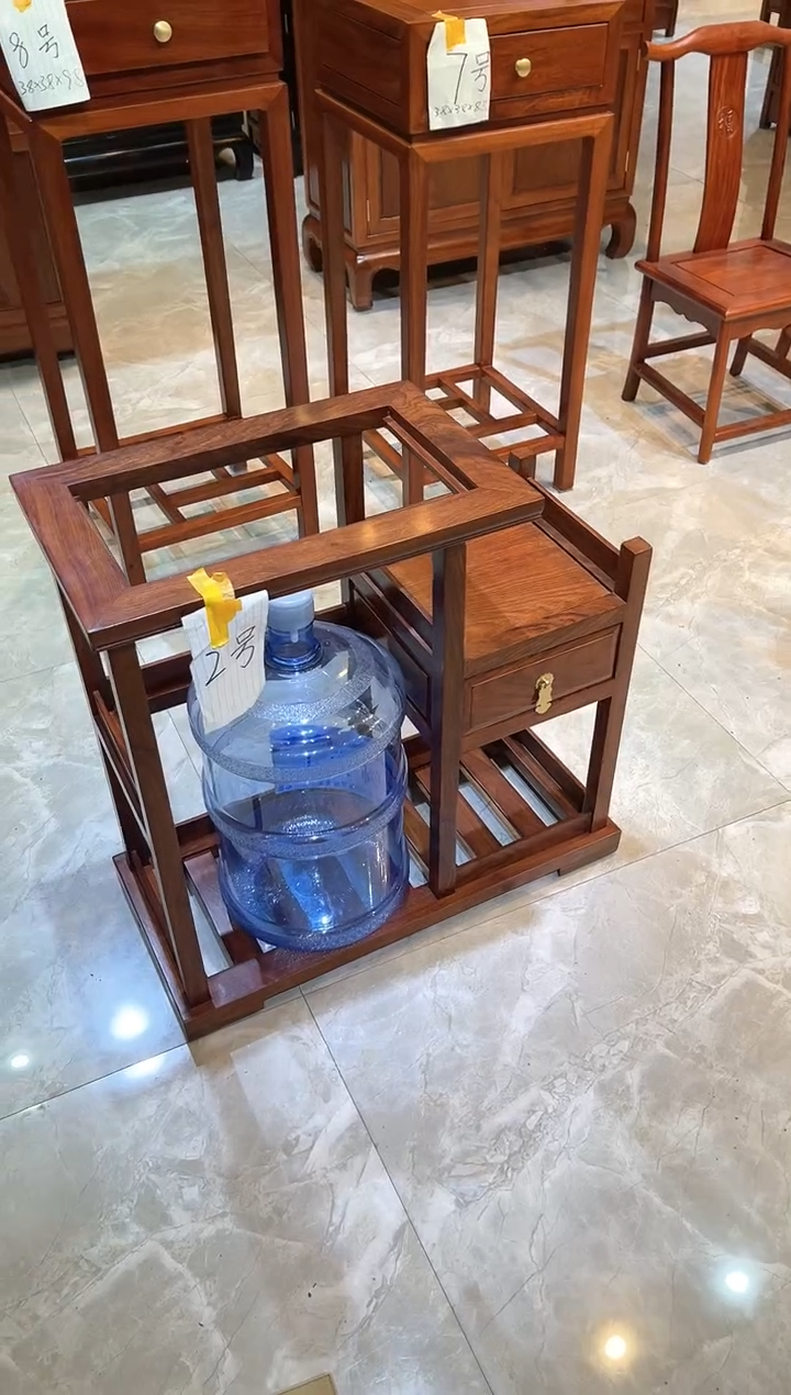 花梨木类成套家具刺猬紫檀烧水架66*30*65