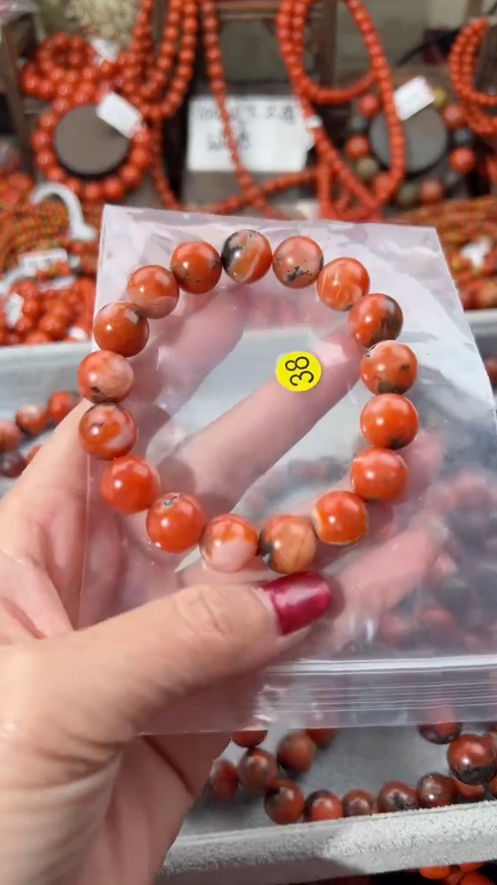 【闪购商品】南红玛瑙手串未镶嵌12