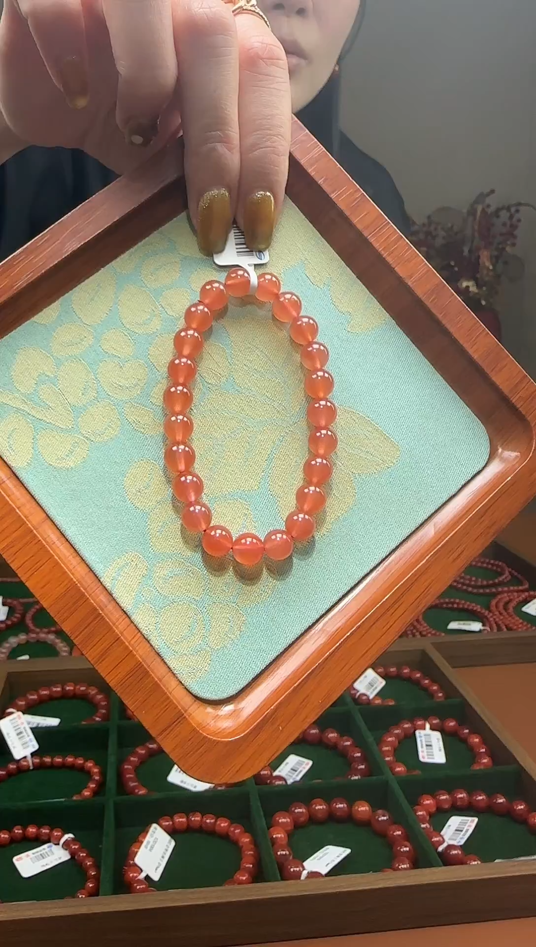 【闪购商品】南红玛瑙手链未镶嵌天然南红8mm/yz01602多样性发货